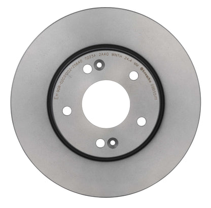 Gray cast iron disc brake rotor from Brembo part number 09.B551.11