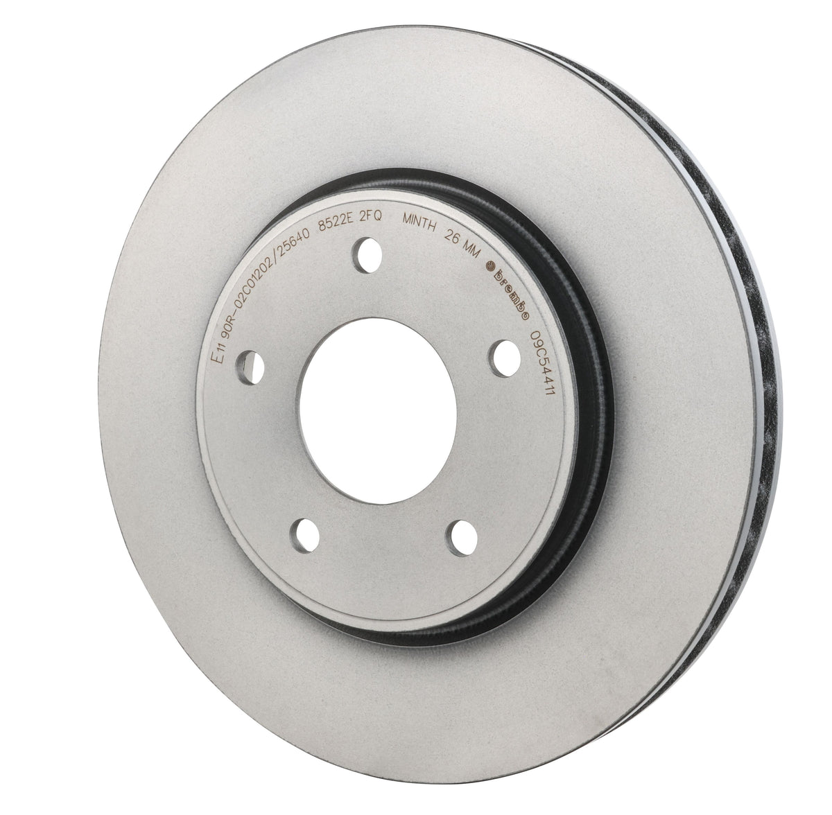 Gray cast iron disc brake rotor from Brembo part number 09.C544.11