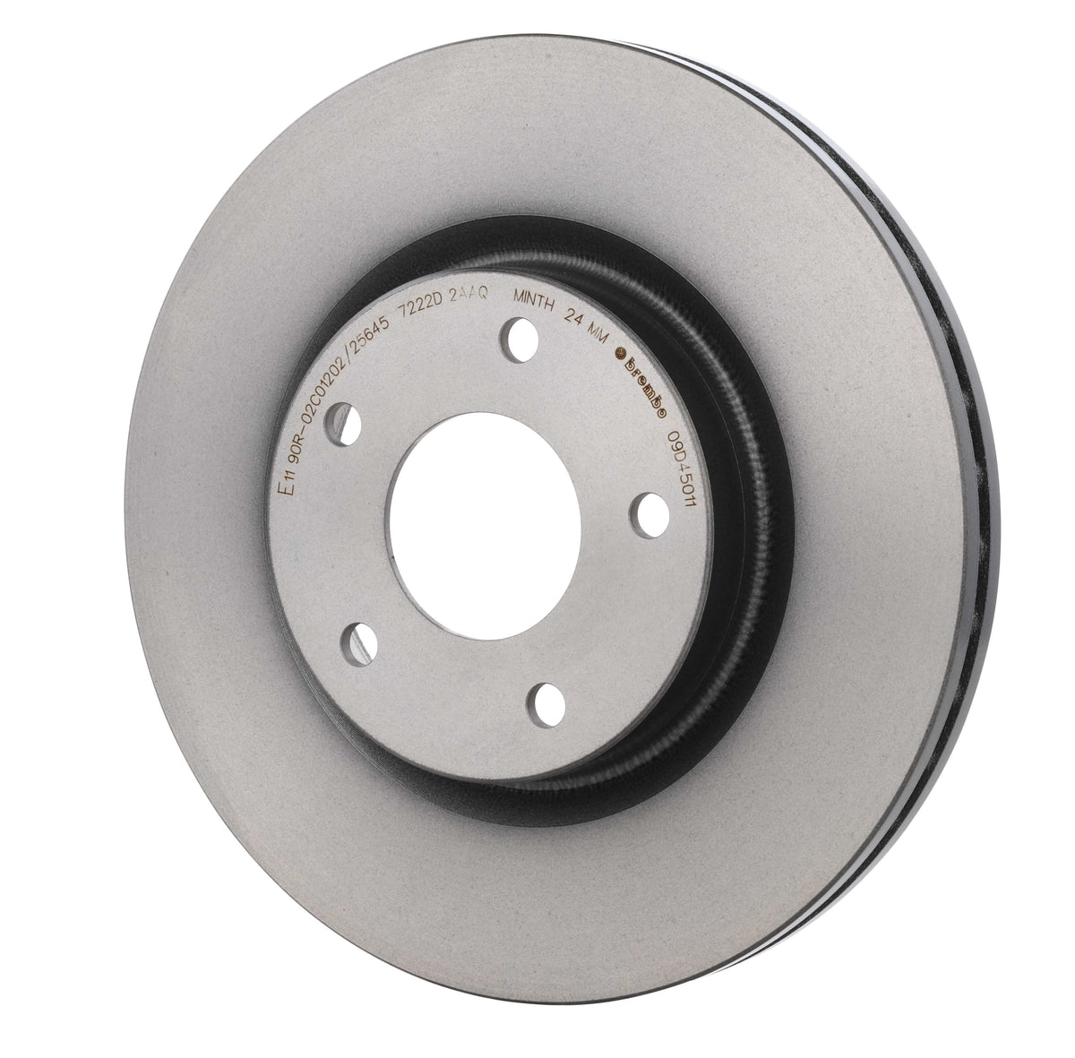 Gray cast iron disc brake rotor from Brembo part number 09.D450.11
