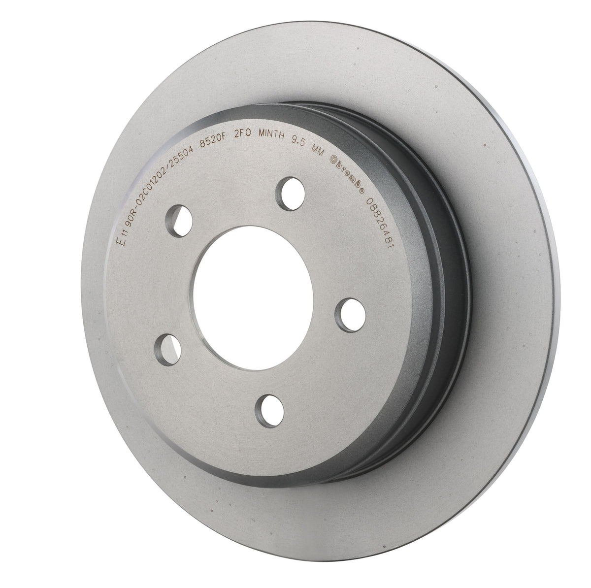 Gray cast iron disc brake rotor from Brembo part number 08.8264.81