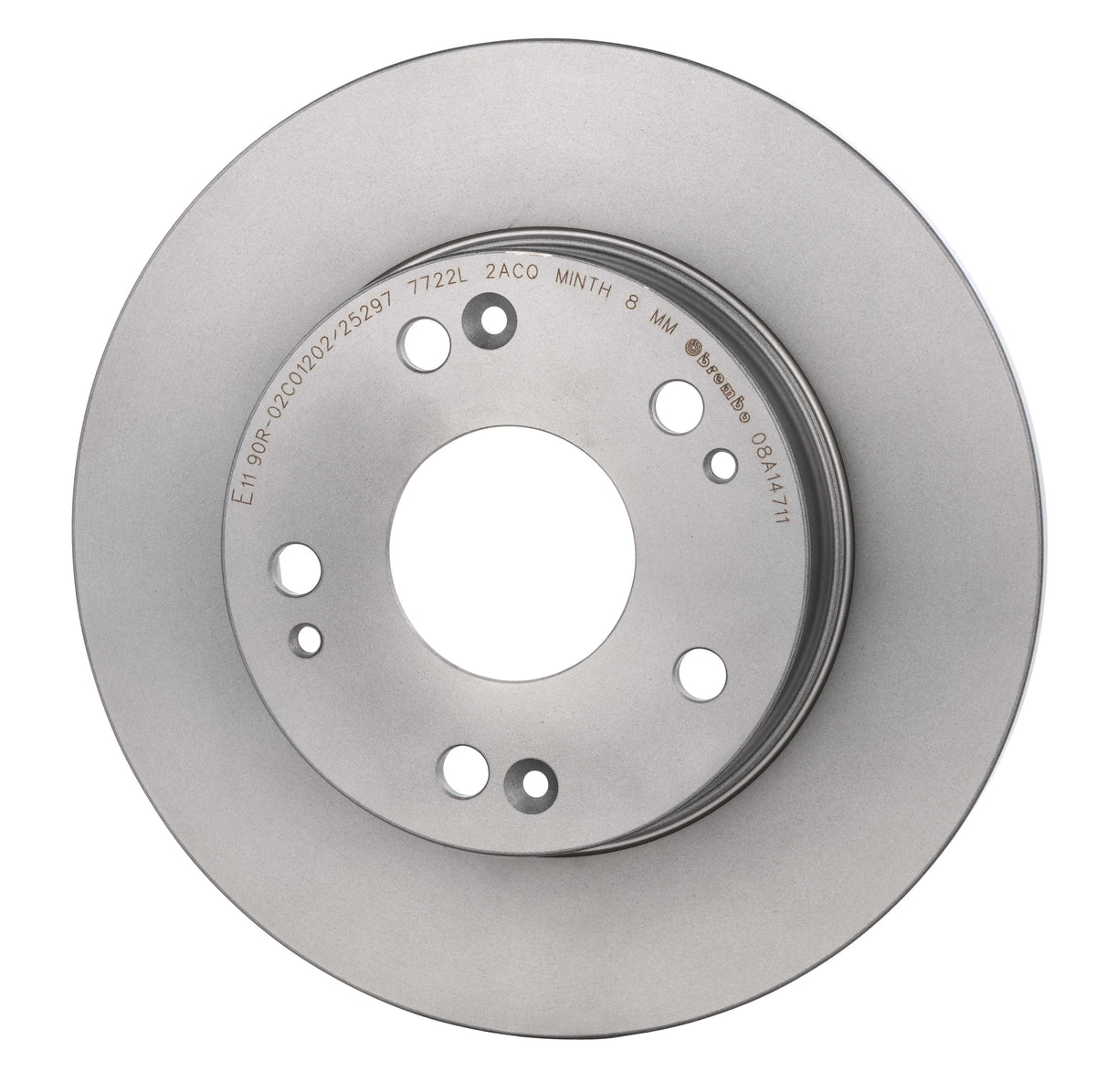 Gray cast iron disc brake rotor from Brembo part number 08.A147.11