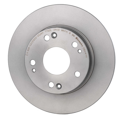 Gray cast iron disc brake rotor from Brembo part number 08.A147.11