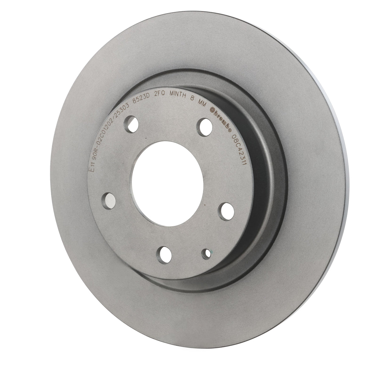 Gray cast iron disc brake rotor from Brembo part number 08.C423.11