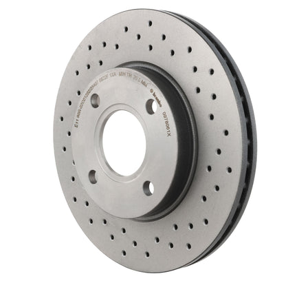 Gray cast iron disc brake rotor from Brembo part number 09.7806.1X