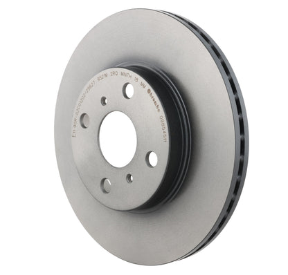 Gray cast iron disc brake rotor from Brembo part number 09.8545.11