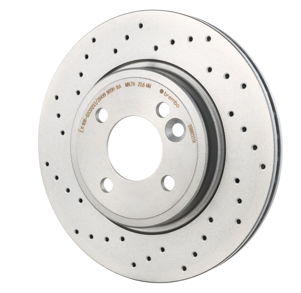 Disc Brake Rotor from Brembo part number 09.8655.1X