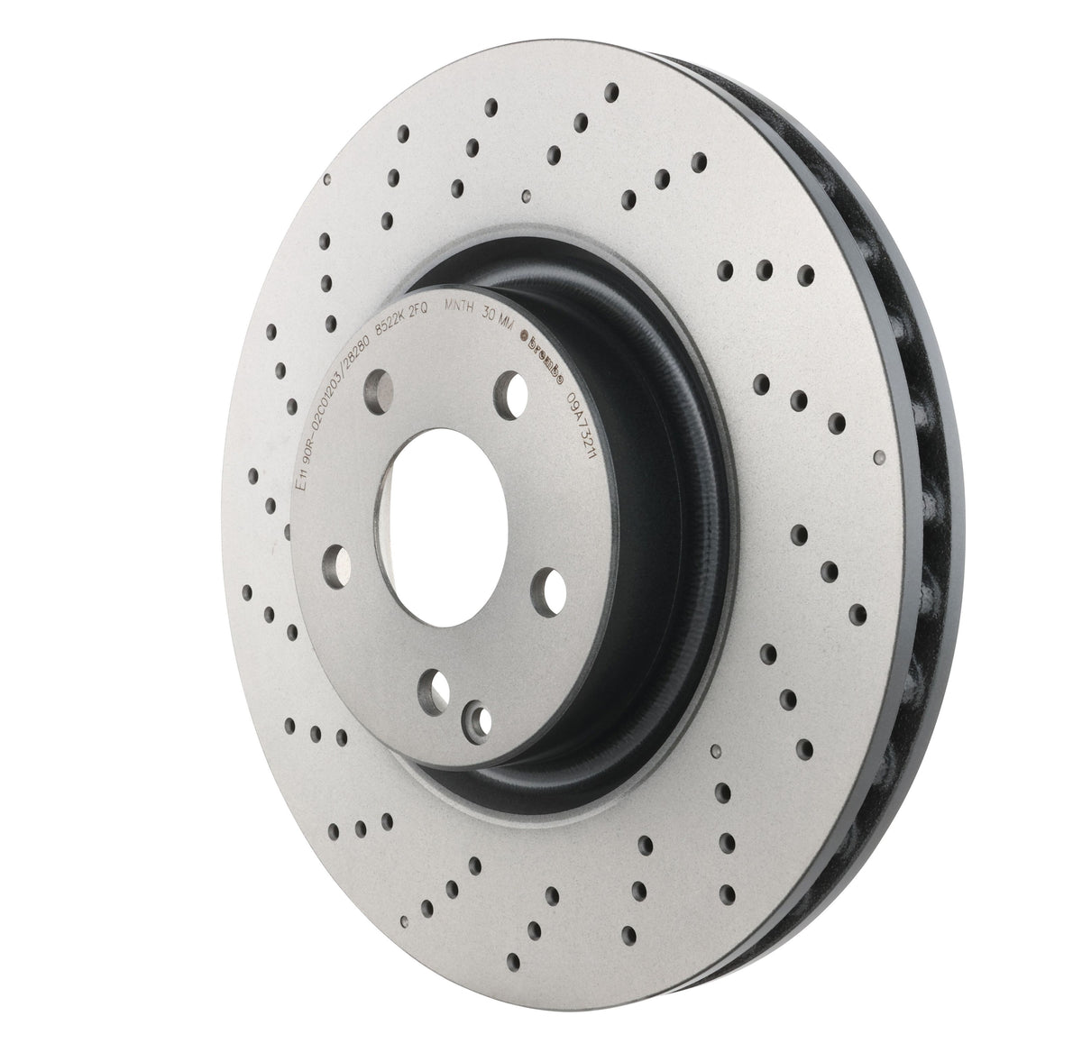 Disc Brake Rotor from Brembo part number 09.A732.11