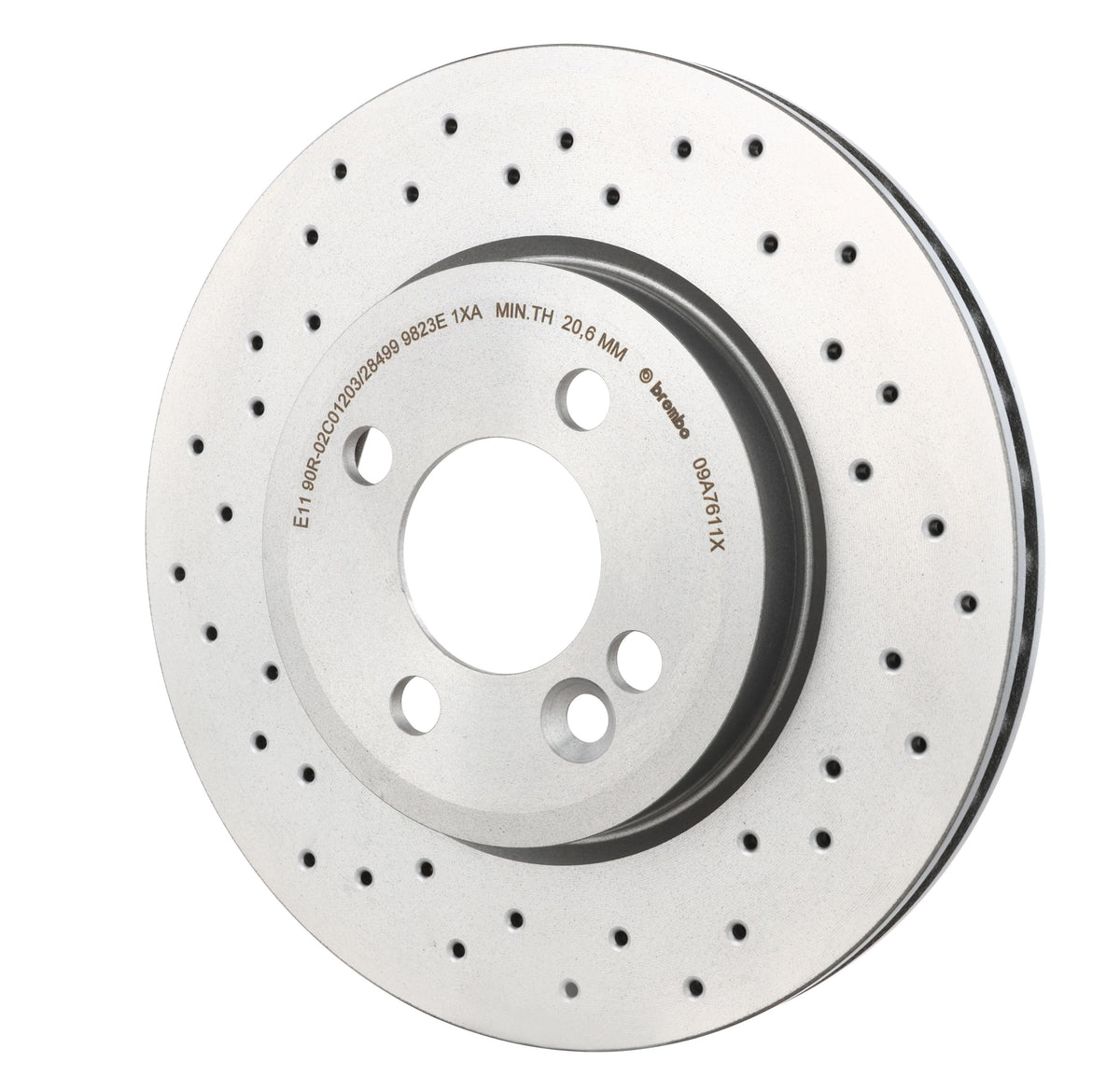 Disc Brake Rotor from Brembo part number 09.A761.1X