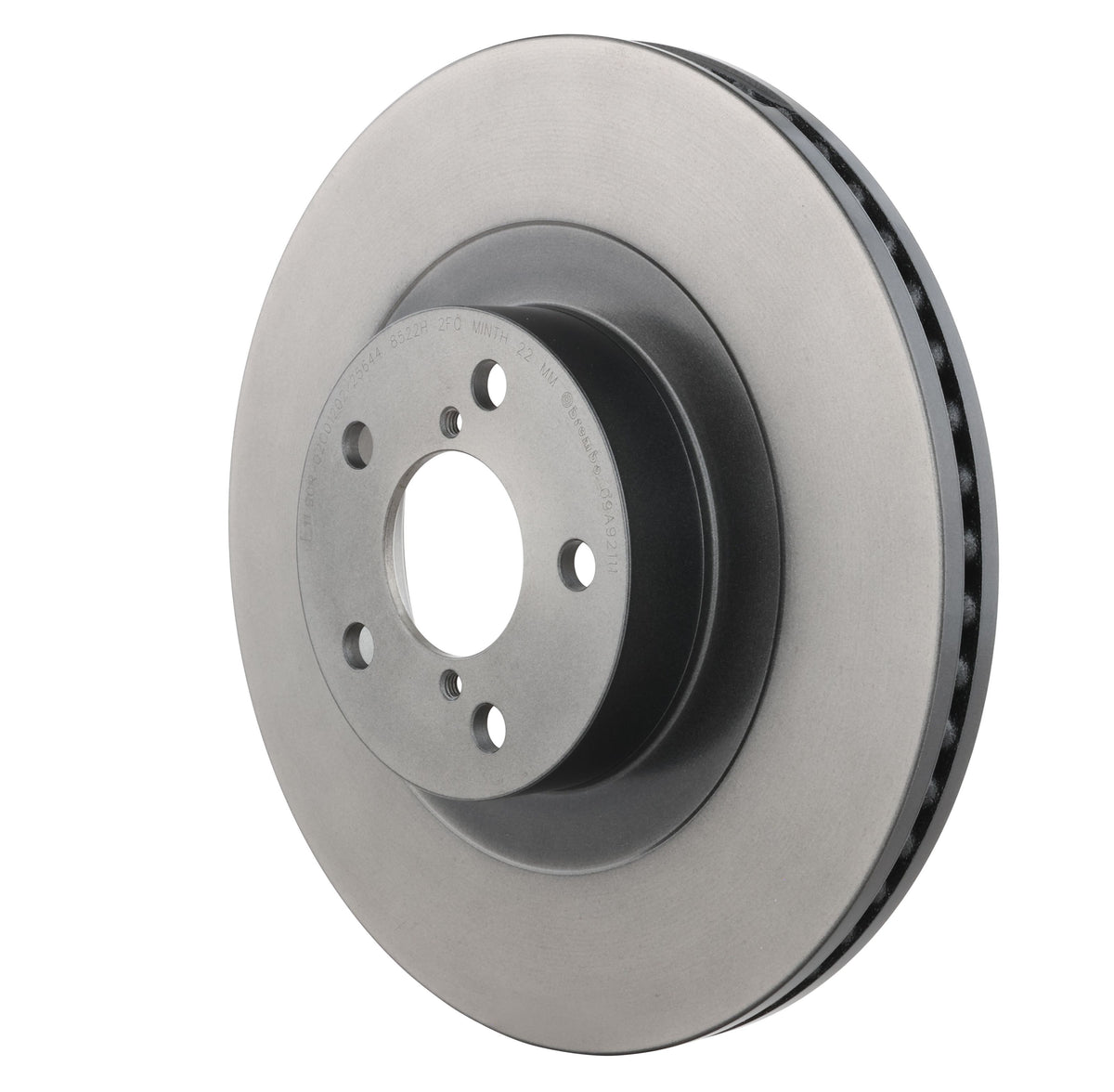 Gray cast iron disc brake rotor from Brembo part number 09.A921.11