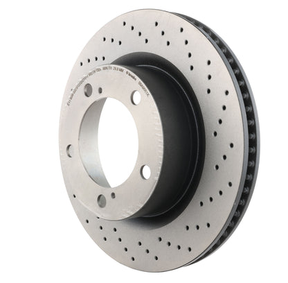Gray cast iron disc brake rotor from Brembo part number 09.A966.1X