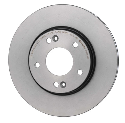 Gray cast iron disc brake rotor from Brembo part number 09.B551.11