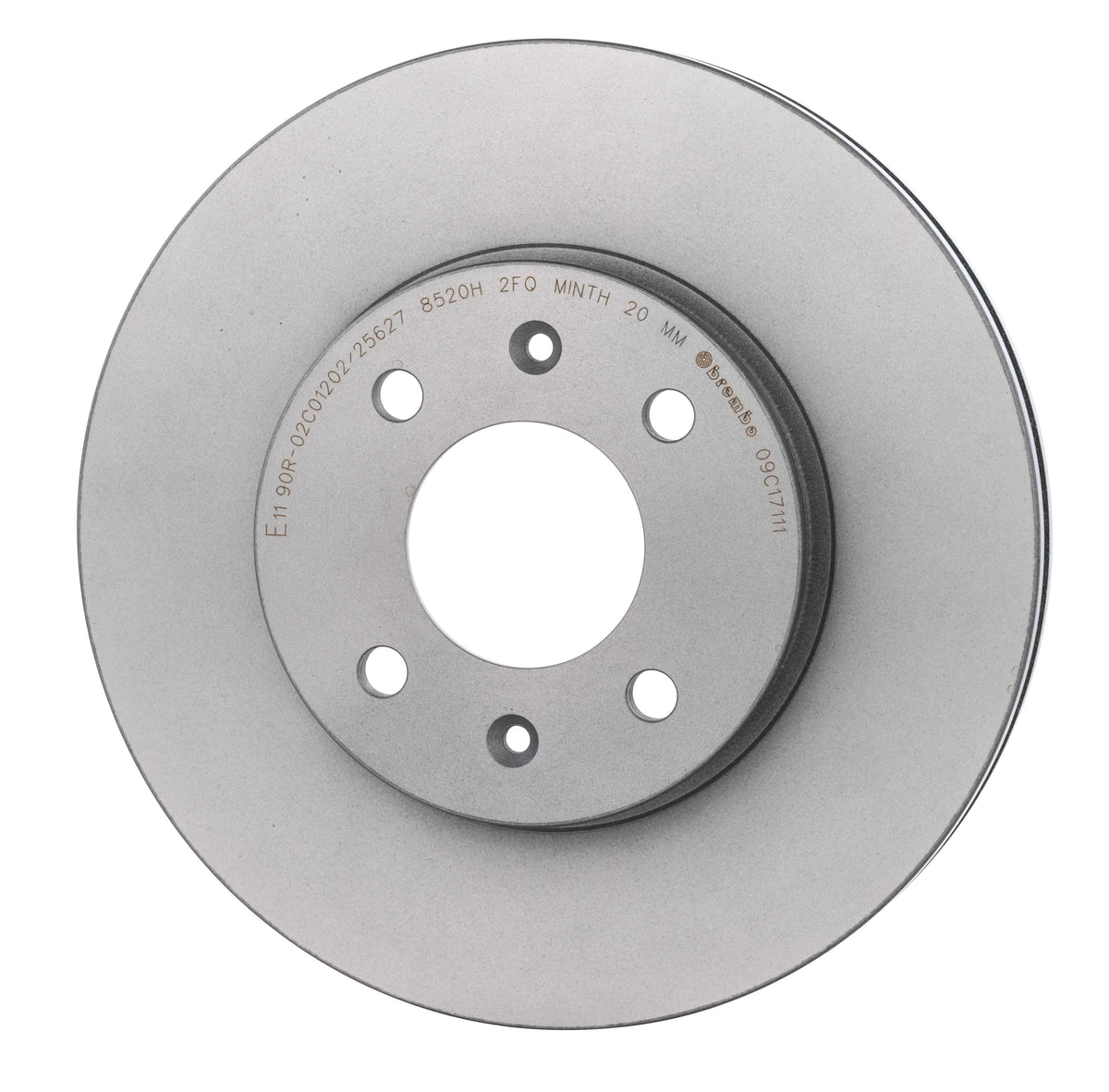 Gray cast iron disc brake rotor from Brembo part number 09.C171.11