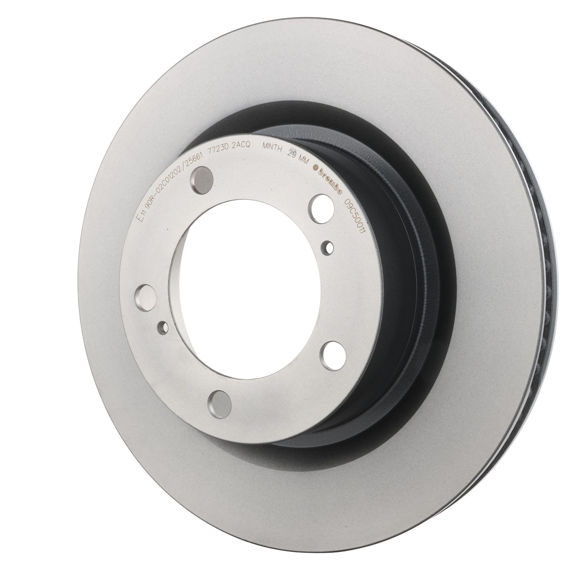 Gray cast iron disc brake rotor from Brembo part number 09.C500.11