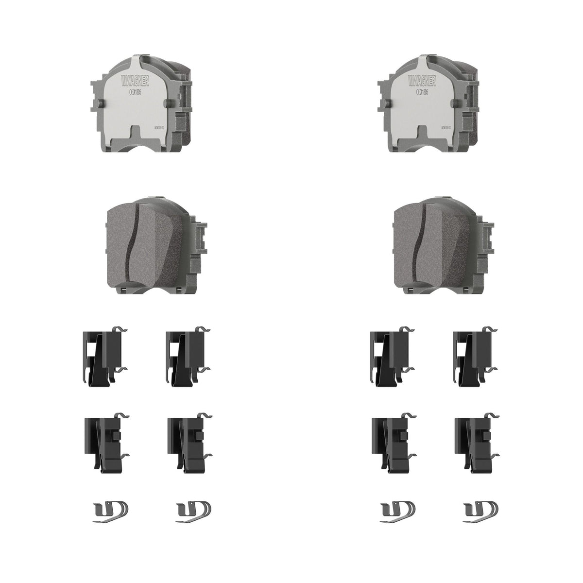 Disc Brake Pad Set from Wagner Brake part number OEX1805