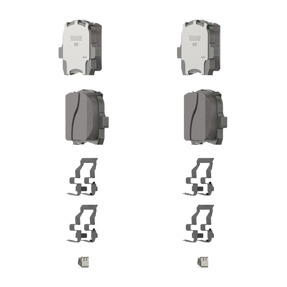Disc Brake Pad Set from Wagner Brake part number OEX707