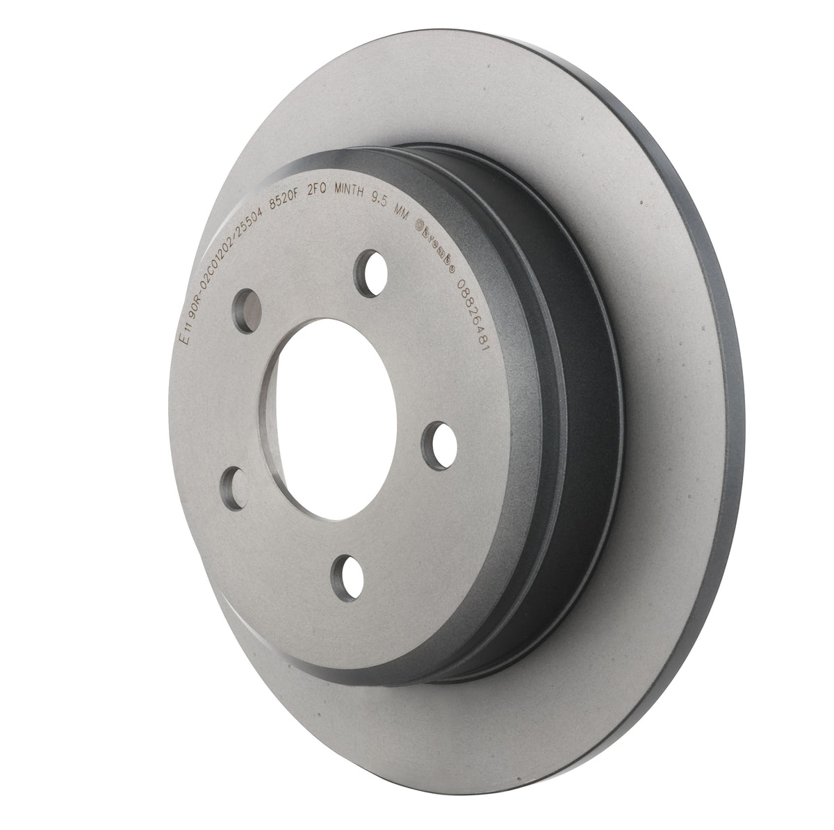 Gray cast iron disc brake rotor from Brembo part number 08.8264.81