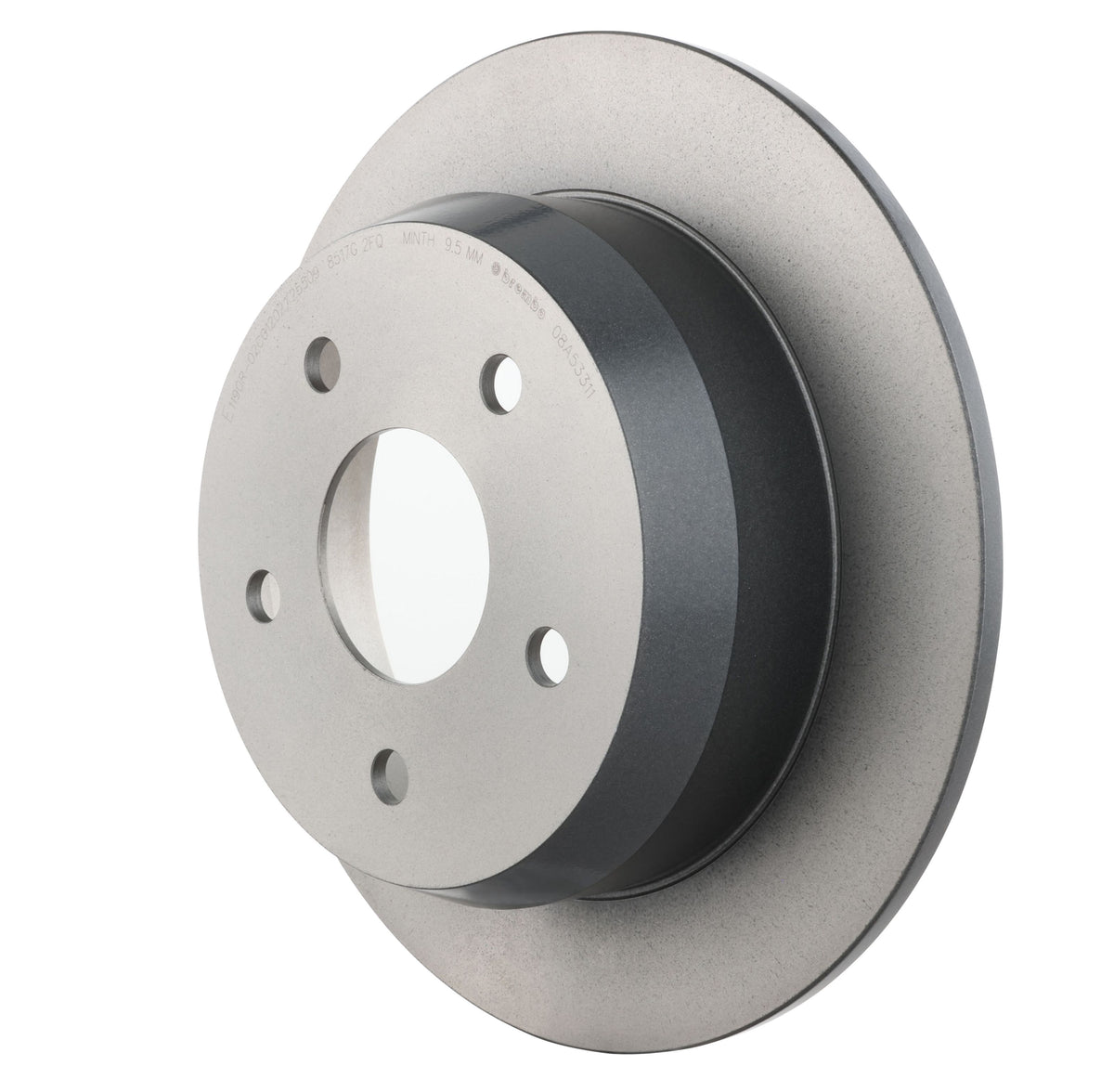Gray cast iron disc brake rotor from Brembo part number 08.A533.11