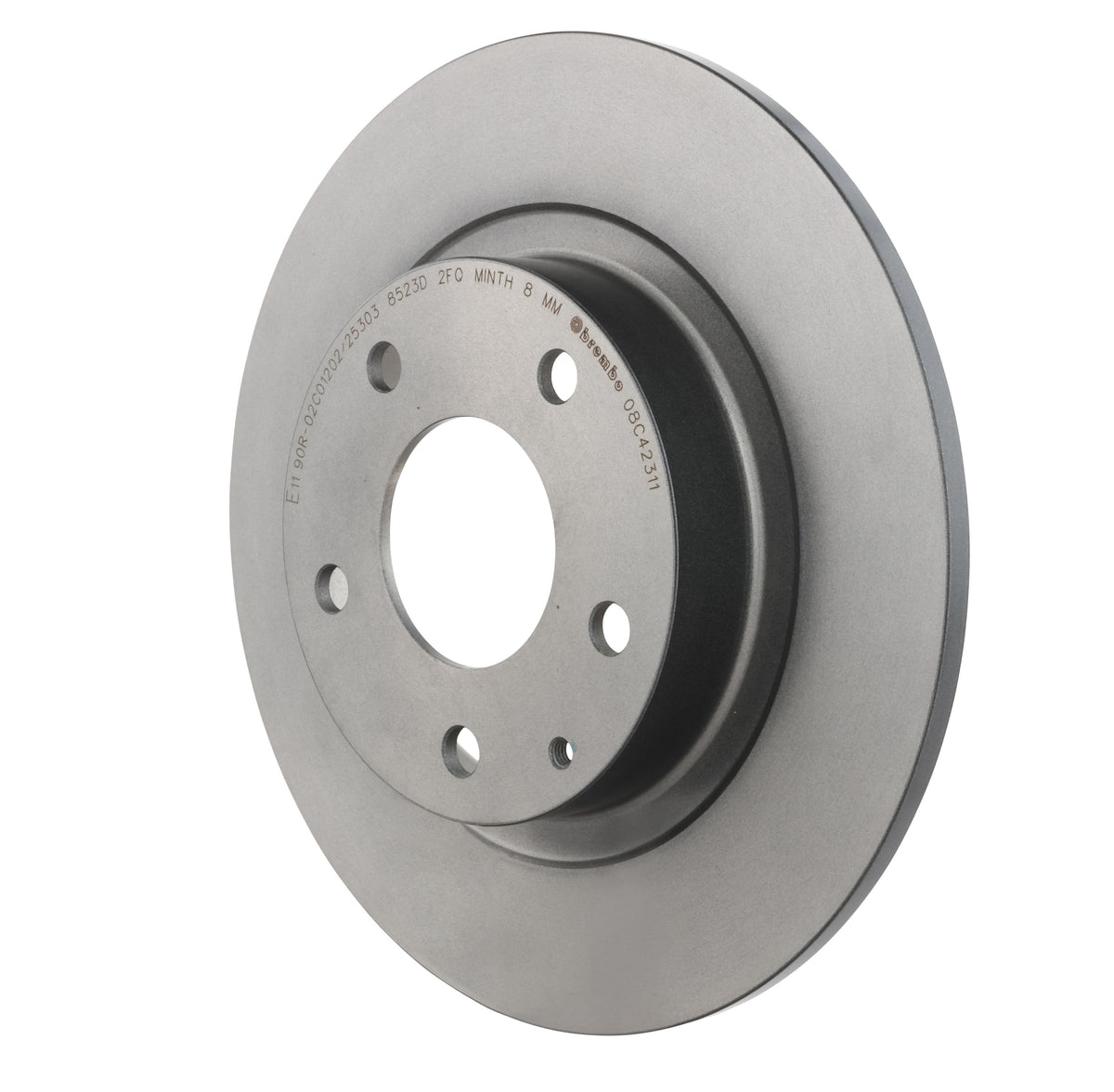 Gray cast iron disc brake rotor from Brembo part number 08.C423.11