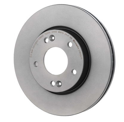 Gray cast iron disc brake rotor from Brembo part number 09.B551.11