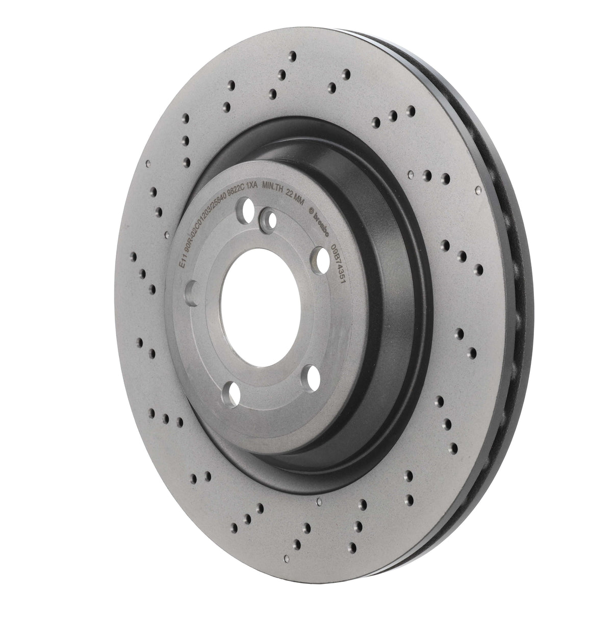Disc Brake Rotor from Brembo part number 09.B743.51