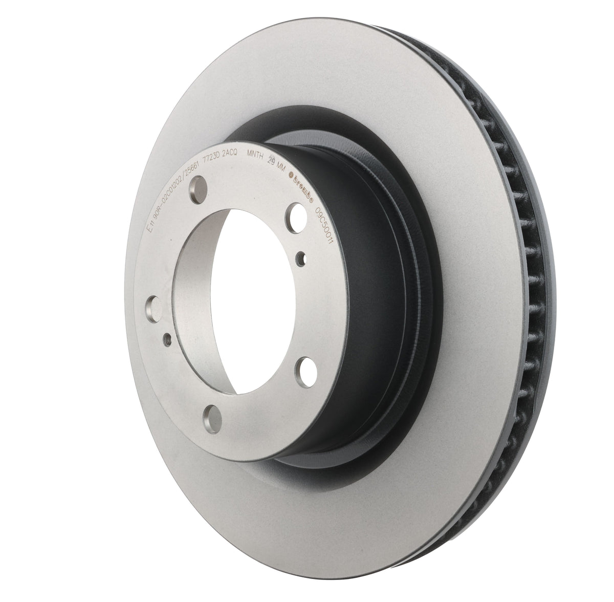 Gray cast iron disc brake rotor from Brembo part number 09.C500.11