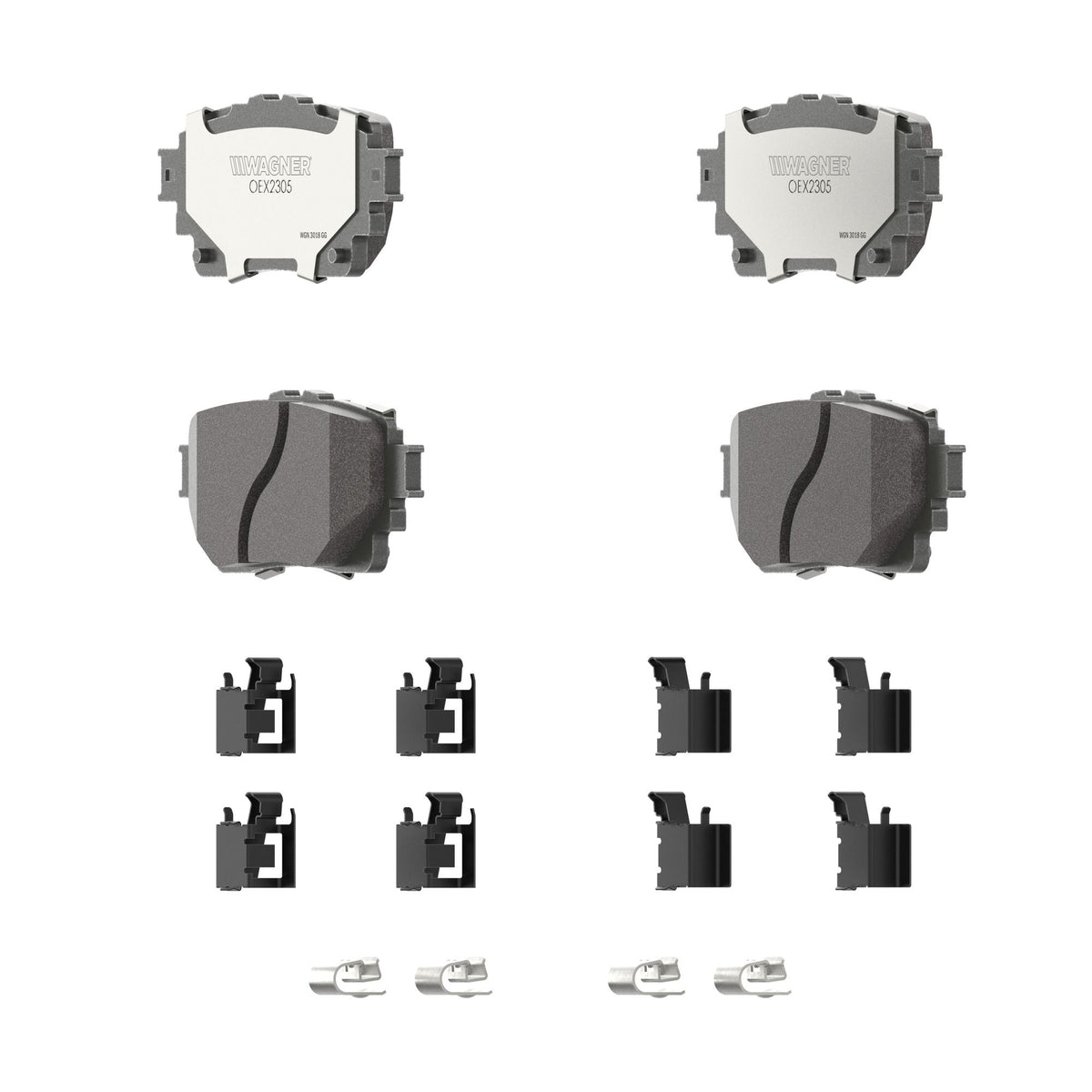 Disc Brake Pad Set from Wagner Brake part number OEX2305
