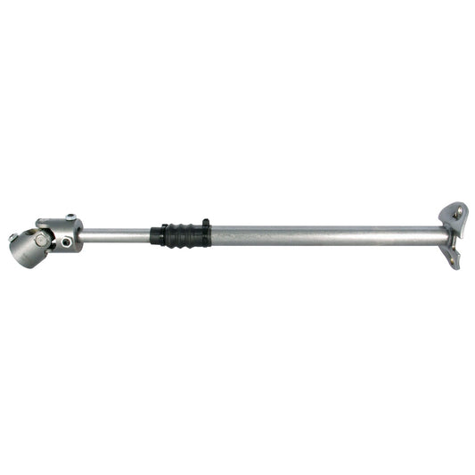 Natural steel steering shaft with mounting hardware from Borgeson part number 000890