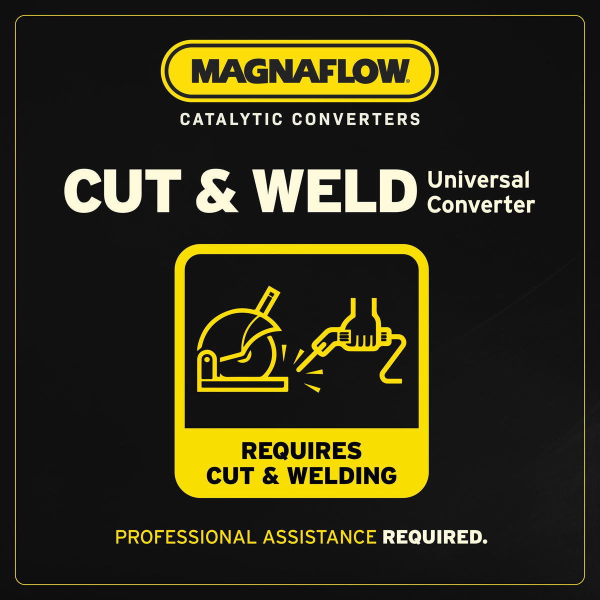 Stainless stainless steel catalytic converter from MagnaFlow Exhaust Products part number 51206