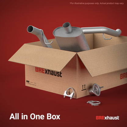 Satin exhaust system kit from BRExhaust part number 106-0016