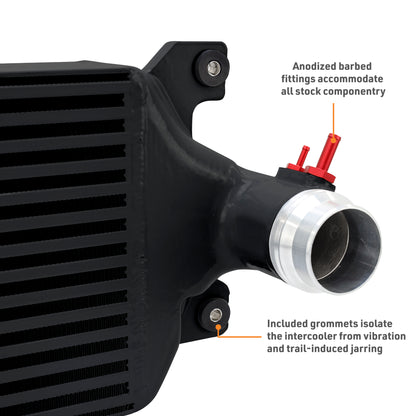 Intercooler from Mishimoto part number MMINT-TAC-24BK