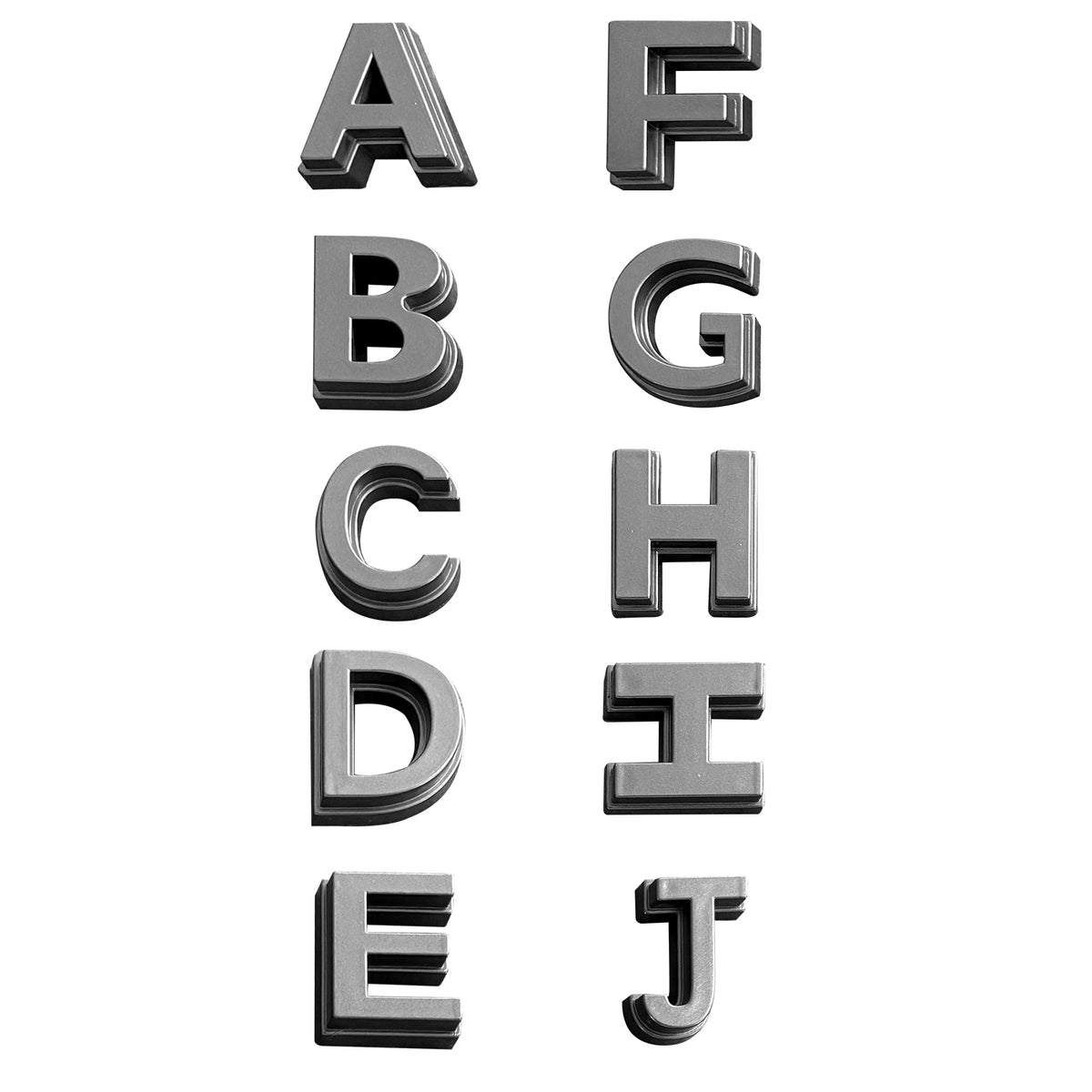 Grey abs plastic emblem from AMERICAN MODIFIED part number AMTYTAA00132
