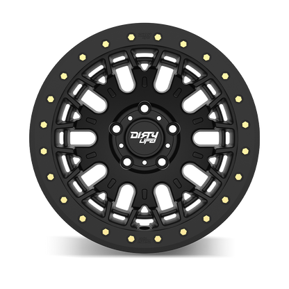 Satin black alluminum wheel 17 diameter from DIRTY LIFE part number 9317-7973MB