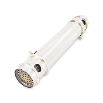 Silver anodized engine oil cooler from Mishimoto part number MMOC-F2D-94