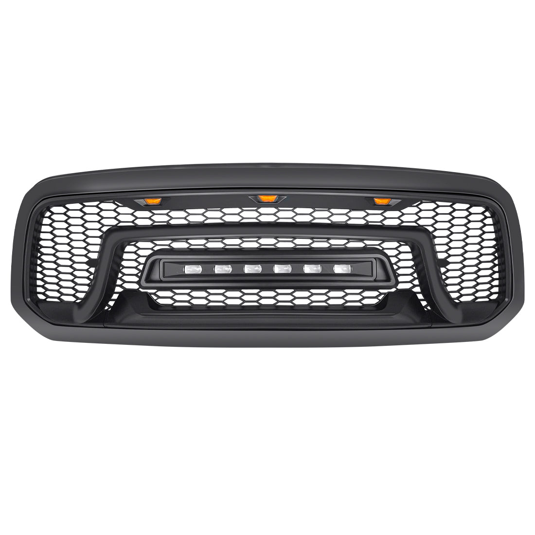 Matte black abs plastic grille from AMERICAN MODIFIED part number AMDEBA00101