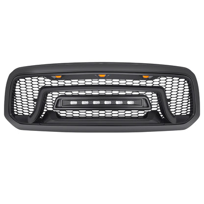 Matte black abs plastic grille from AMERICAN MODIFIED part number AMDEBA00101