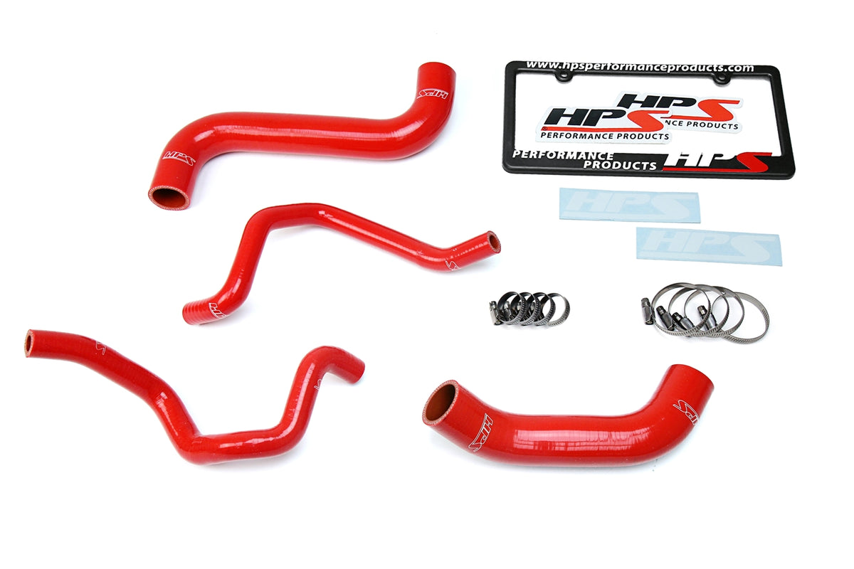 Radiator Coolant Hose Kit from HPS Performance part number 57-1734-RED