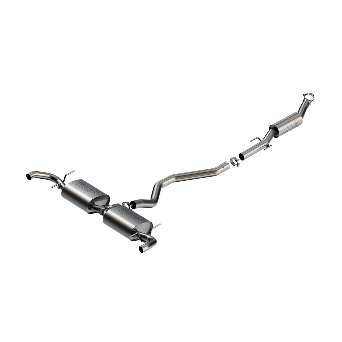 T-304 stainless steel exhaust system kit from Borla part number 140933