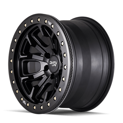Black satin black alluminum wheel 17 diameter from DIRTY LIFE part number 9303-7973MB38