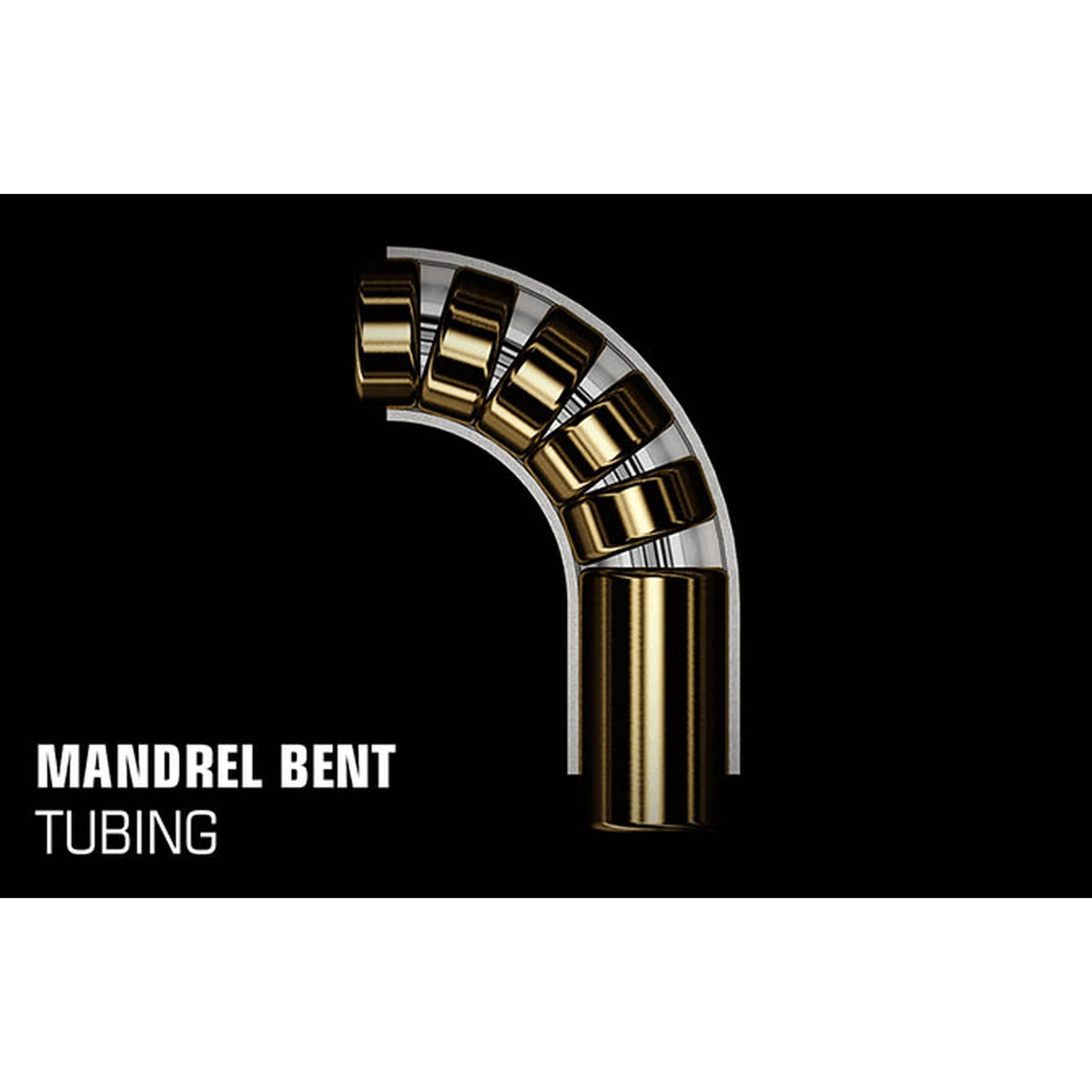 Stainless stainless steel exhaust manifold down pipe from MagnaFlow Exhaust Products part number 19304