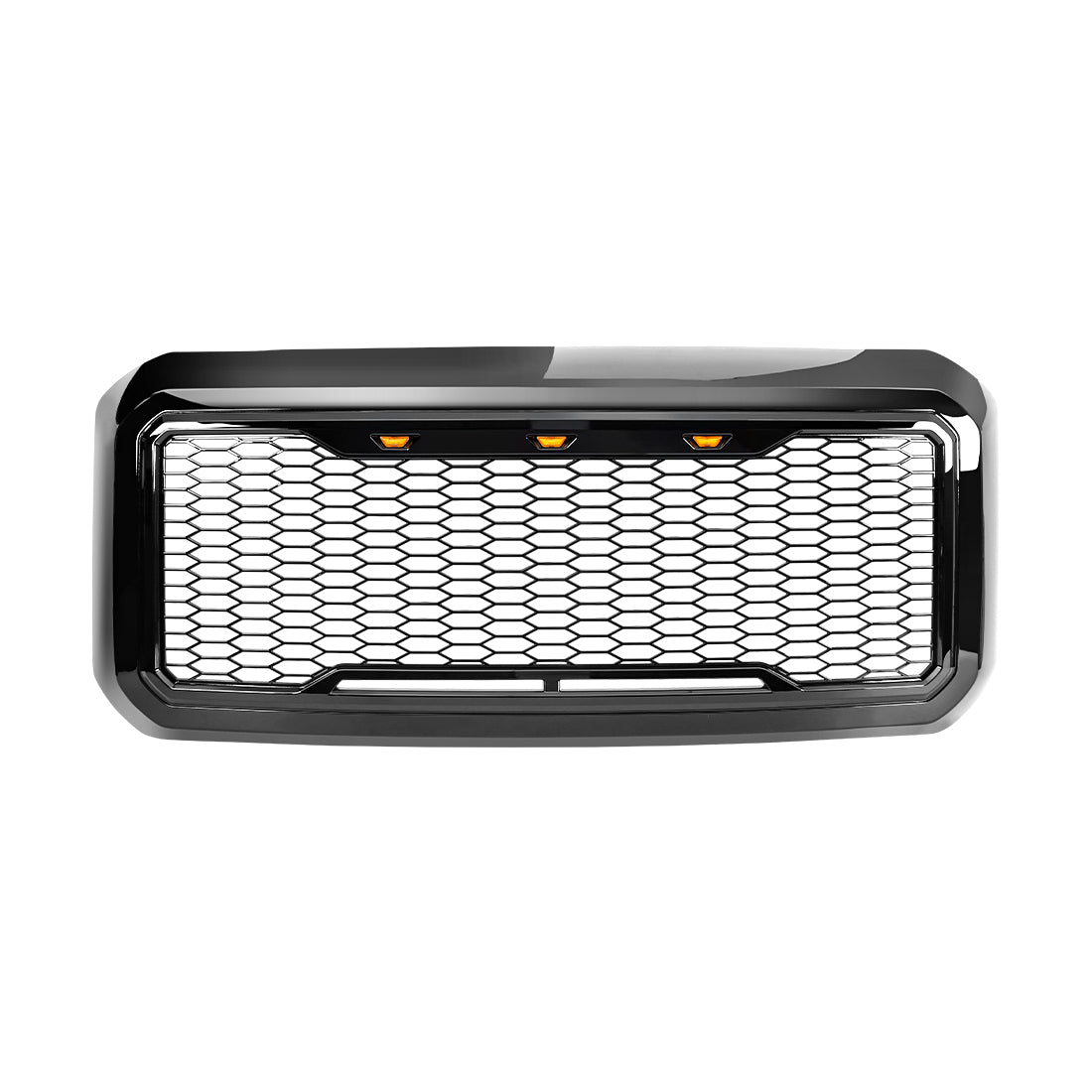 Glossy black abs plastic grille from AMERICAN MODIFIED part number AMFMFA00125