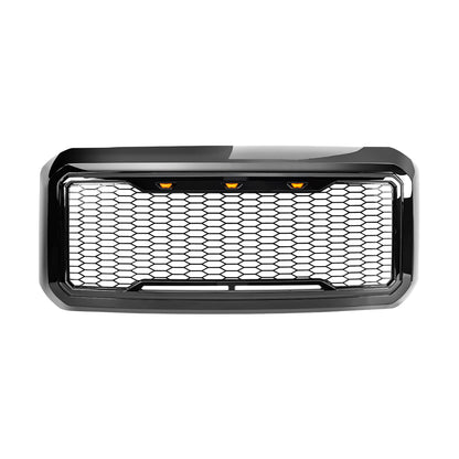 Glossy black abs plastic grille from AMERICAN MODIFIED part number AMFMFA00125