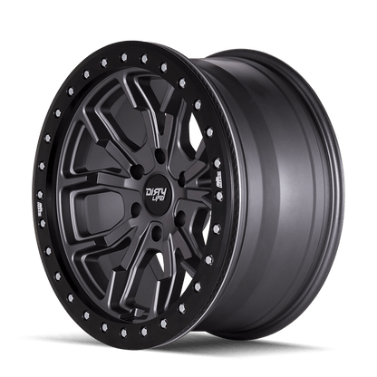 Gunmetal satin gunmetal alluminum wheel 17 diameter from DIRTY LIFE part number 9303-7973MGT12