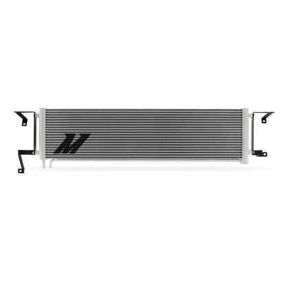 Natural aluminum automatic transmission oil cooler with mounting hardware from Mishimoto part number MMTC-F2D-11SL