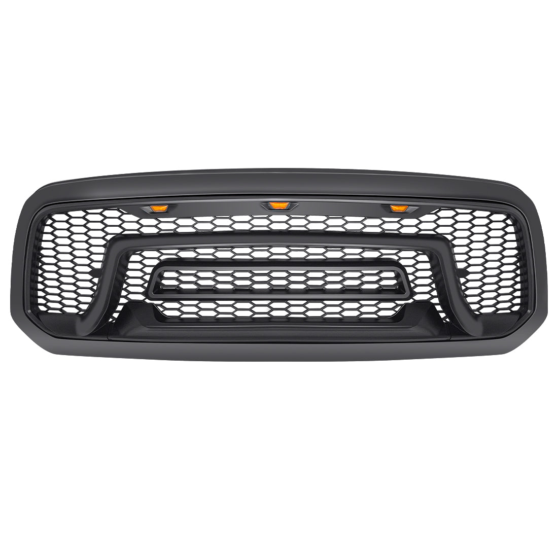 Matte black abs plastic grille from AMERICAN MODIFIED part number AMDEBA00103