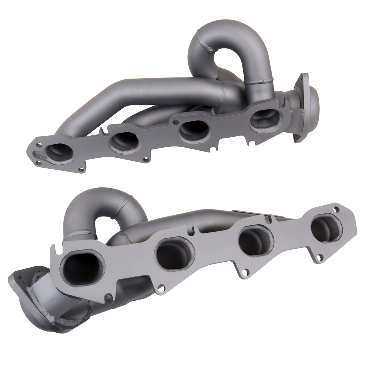 Titanuim ceramic mild steel exhaust header with mounting hardware from BBK Performance Parts part number 4014
