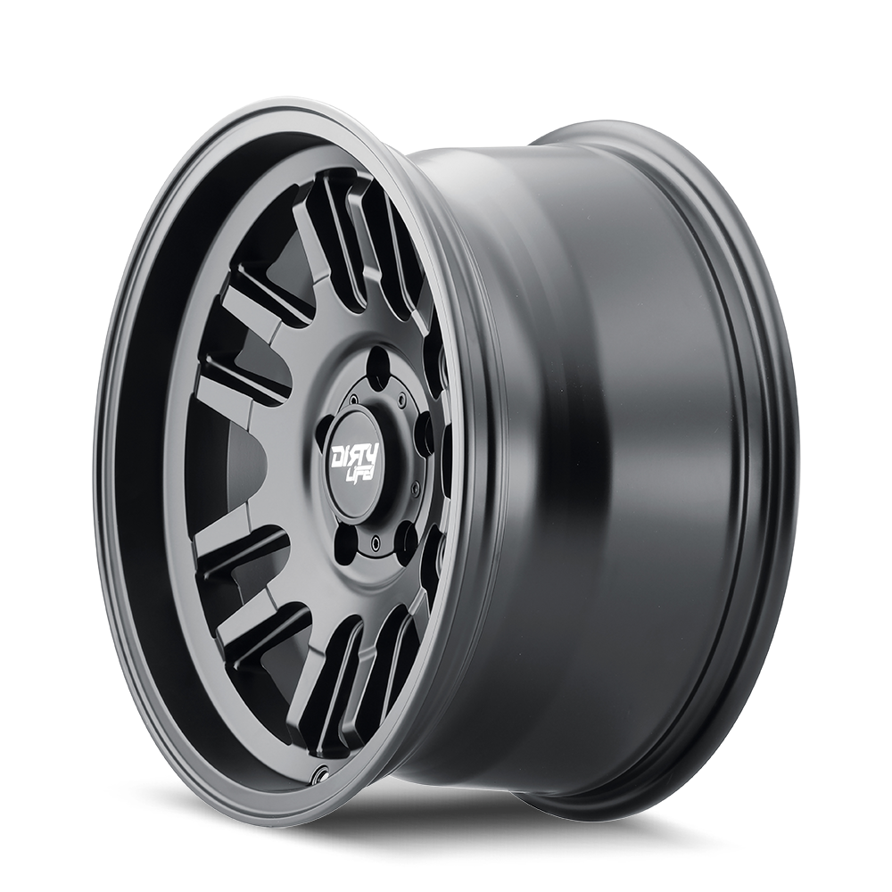 Black matte black alluminum wheel 17 diameter from DIRTY LIFE part number 9310-7973MB12