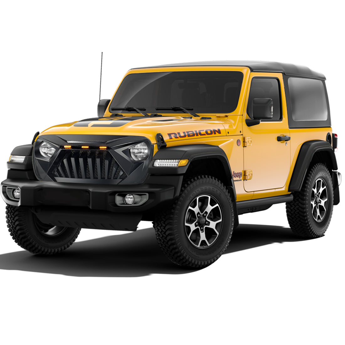 Matte black abs plastic grille from AMERICAN MODIFIED part number AMJPCA00115