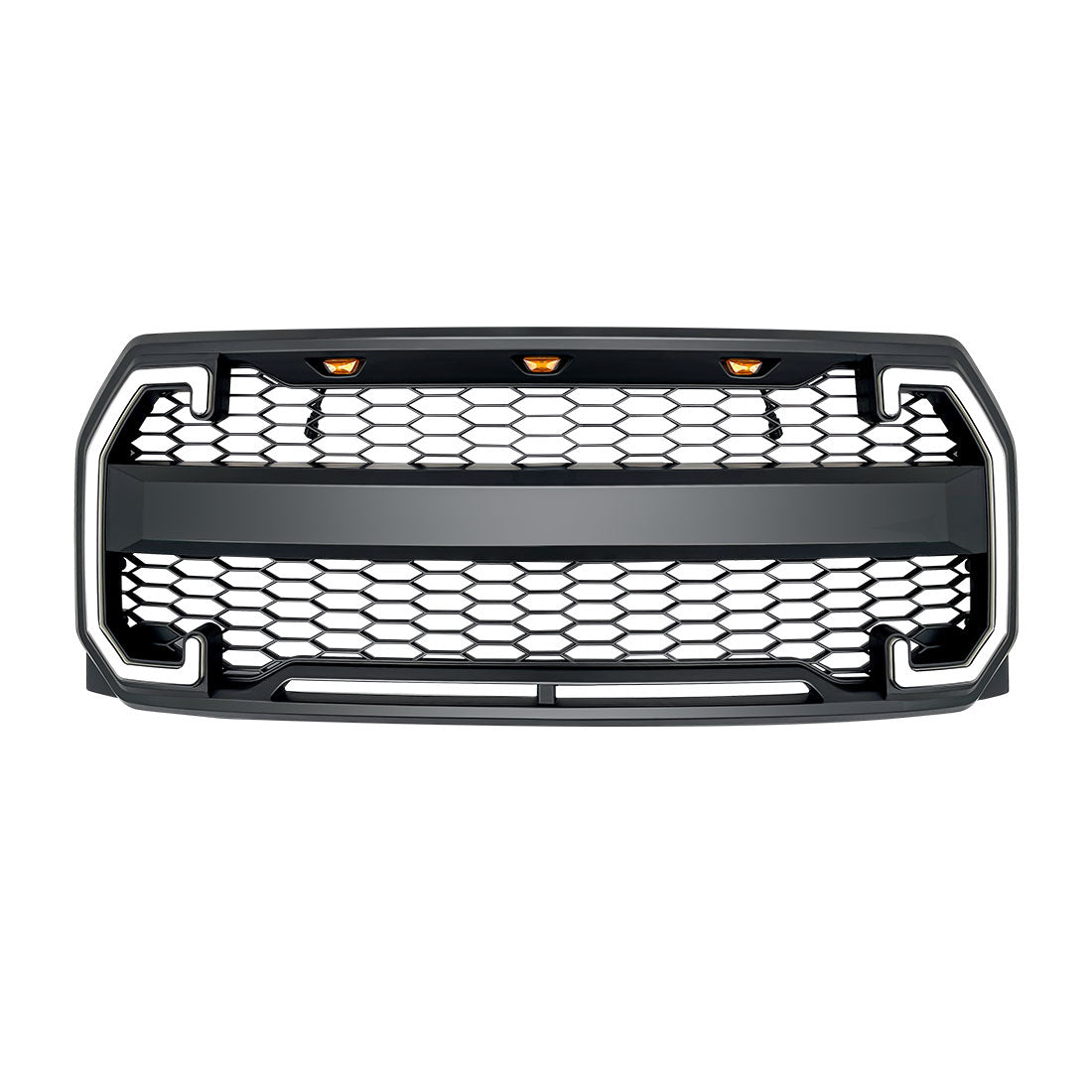 Matte black abs plastic grille from AMERICAN MODIFIED part number AMFMAA00130
