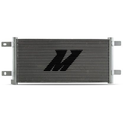 Natural aluminum automatic transmission oil cooler with mounting hardware from Mishimoto part number MMTC-RAM-15SL