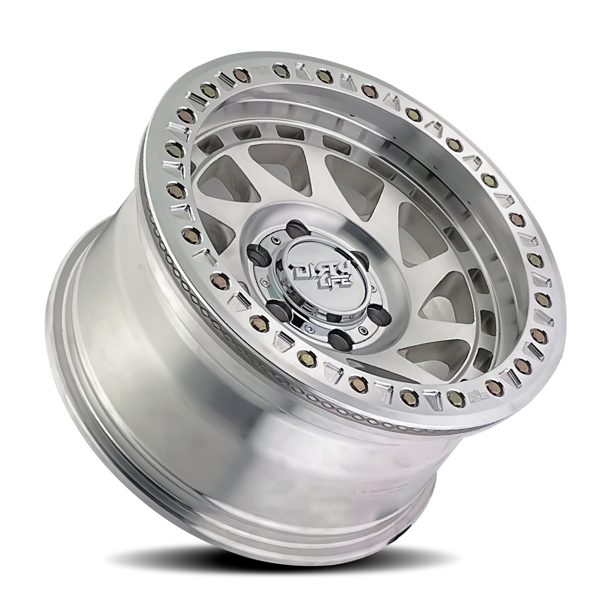 Machined alluminum wheel 17 diameter from DIRTY LIFE part number 9313-7973M12